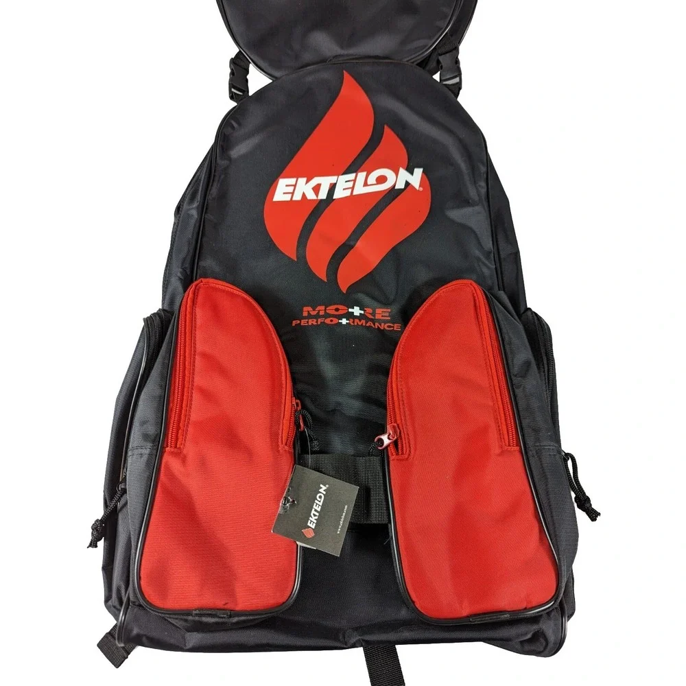 Ektelon Pickleball Backpack‎ 22x14x10 Gear Bag Plus Racket Case Attached New